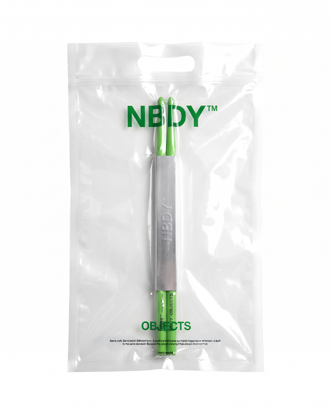 NBDY drumsticks, view 1